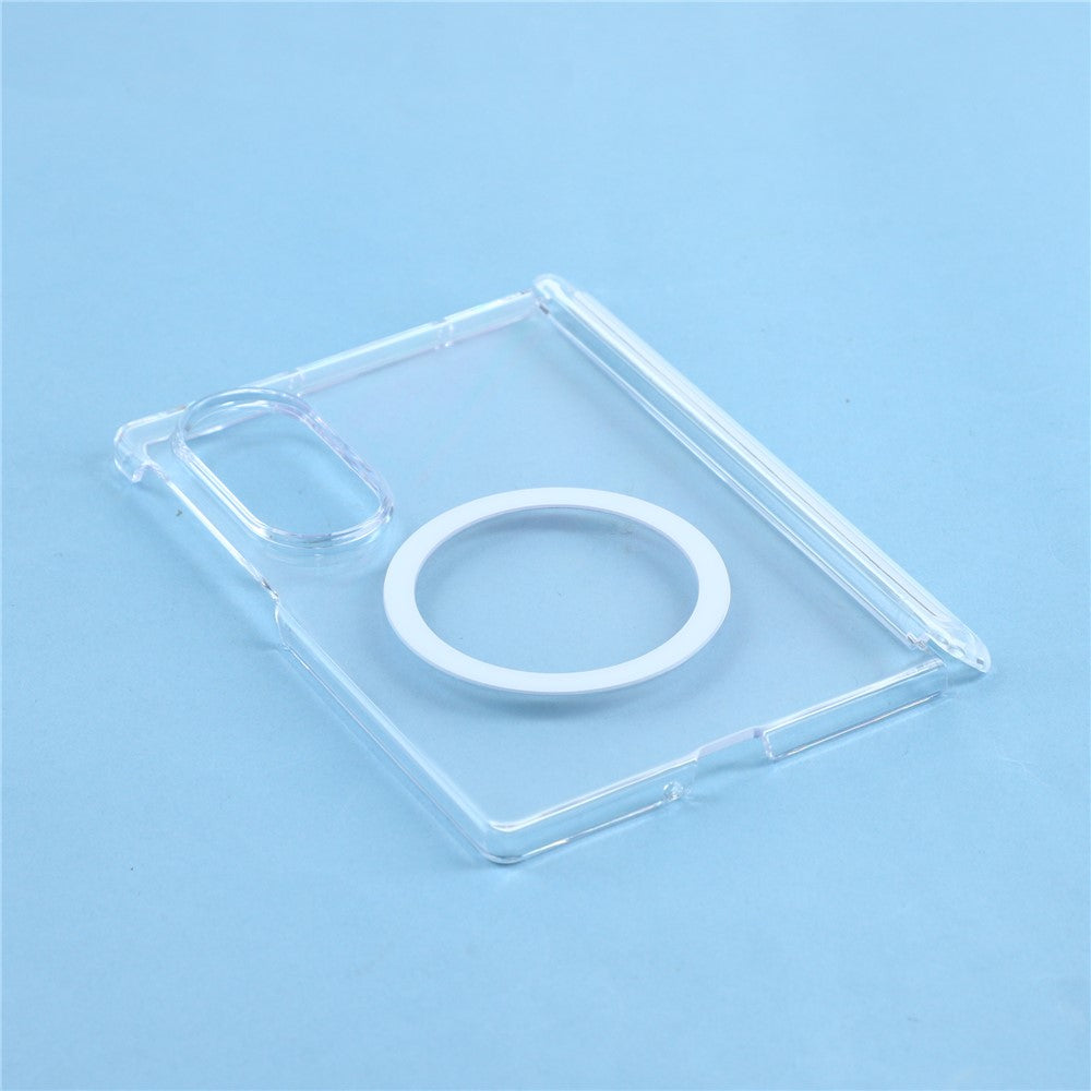 X-LEVEL for Samsung Galaxy Z Fold8 Magnetic Case Hinge Protection Crystal Clear PC Phone Cover