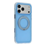 JAUCASE til iPhone 18 Pro Max / 17 Pro Max Cover Magnetisk Stander Bølgetekstur PC + TPU Airbag Hjørnebeskyttelse Telefoncover med Kameraknap
