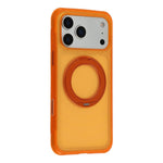 JAUCASE til iPhone 18 Pro Max / 17 Pro Max Cover Magnetisk Stander Bølgetekstur PC + TPU Airbag Hjørnebeskyttelse Telefoncover med Kameraknap