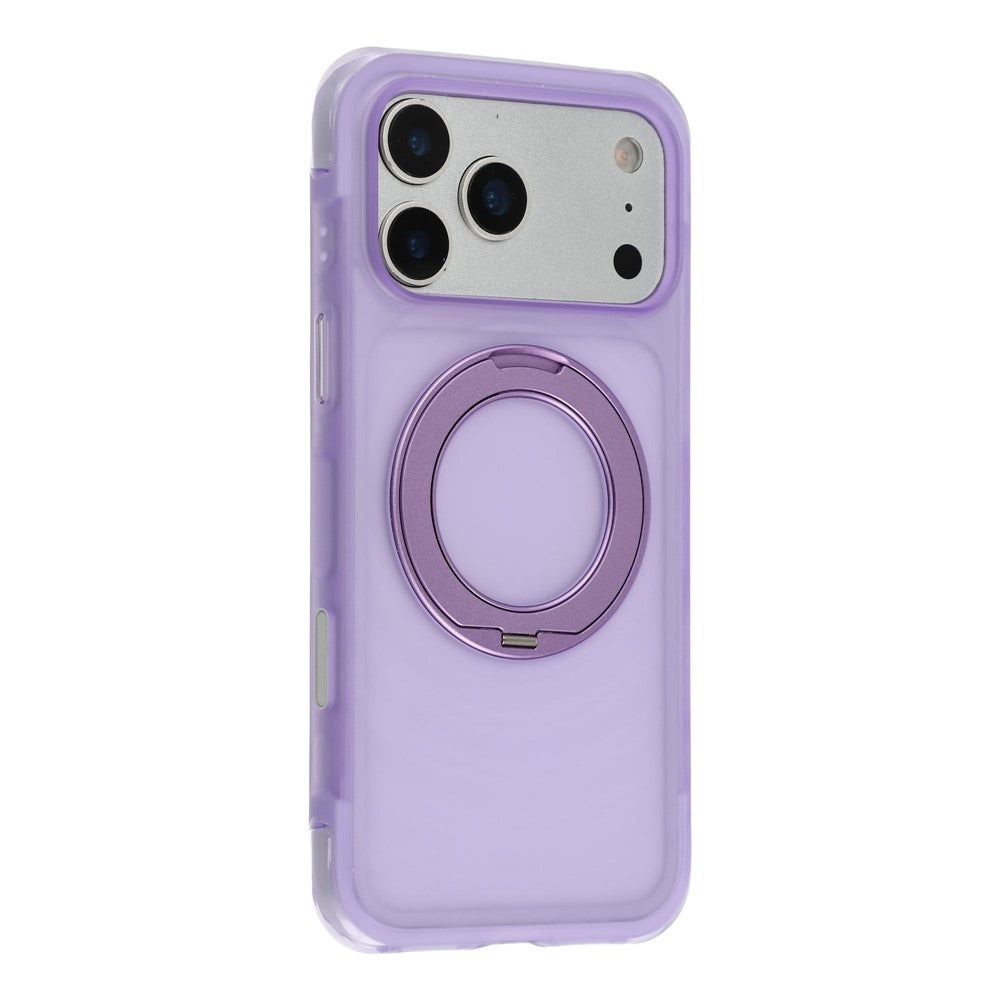 JAUCASE for iPhone 18 Pro / 17 Pro Case Magnetic Kickstand Wave Texture PC + TPU Airbag Corner Protection Phone Cover with Camera Control Button