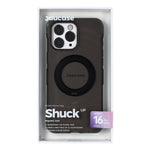 JAUCASE til iPhone 16 Pro Max cover magnetisk kickstand bølgetekstur PC + TPU airbag hjørnebeskyttelse telefoncover med kamerakontrolknap
