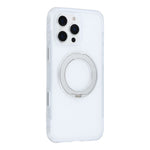 JAUCASE til iPhone 16 Pro Cover Magnetisk Stander Bølge Tekstur PC + TPU Airbag Hjørne Beskyttelse Telefoncover med Kameraknap