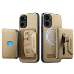 Magnetiskt fodral för OnePlus Ace 6 5G / Ace 6T 5G / 15R 5G, PU-läder + PC + TPU reptåligt bakstycke med avtagbar korthållare
