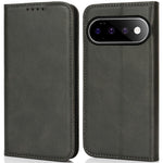 For Google Pixel 11 Pro XL Case PU Leather Calf Textured Magnetic Closing Smart Phone Cover