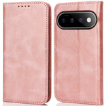 For Google Pixel 11 Pro XL Case PU Leather Calf Textured Magnetic Closing Smart Phone Cover