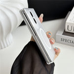 For Samsung Galaxy Z Fold8 Magnetic Case Matte Transparent TPU + PC Shockproof Cover