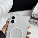 For Samsung Galaxy Z Fold8 Magnetic Case Matte Transparent TPU + PC Shockproof Cover
