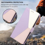 For Honor X80 Pro Max 5G Case Color Stitching RFID Blocking Wallet Flip Leather Phone Cover with Wrist Strap