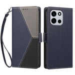 OnePlus Nord CE6 5G / OnePlus Turbo 6V 5G / OnePlus Turbo 6 5G / OnePlus Nord 6 5G skal färgade sömmar RFID-blockerande plånbok i läder med handledsrem