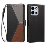 OnePlus Nord CE6 5G / OnePlus Turbo 6V 5G / OnePlus Turbo 6 5G / OnePlus Nord 6 5G skal färgade sömmar RFID-blockerande plånbok i läder med handledsrem