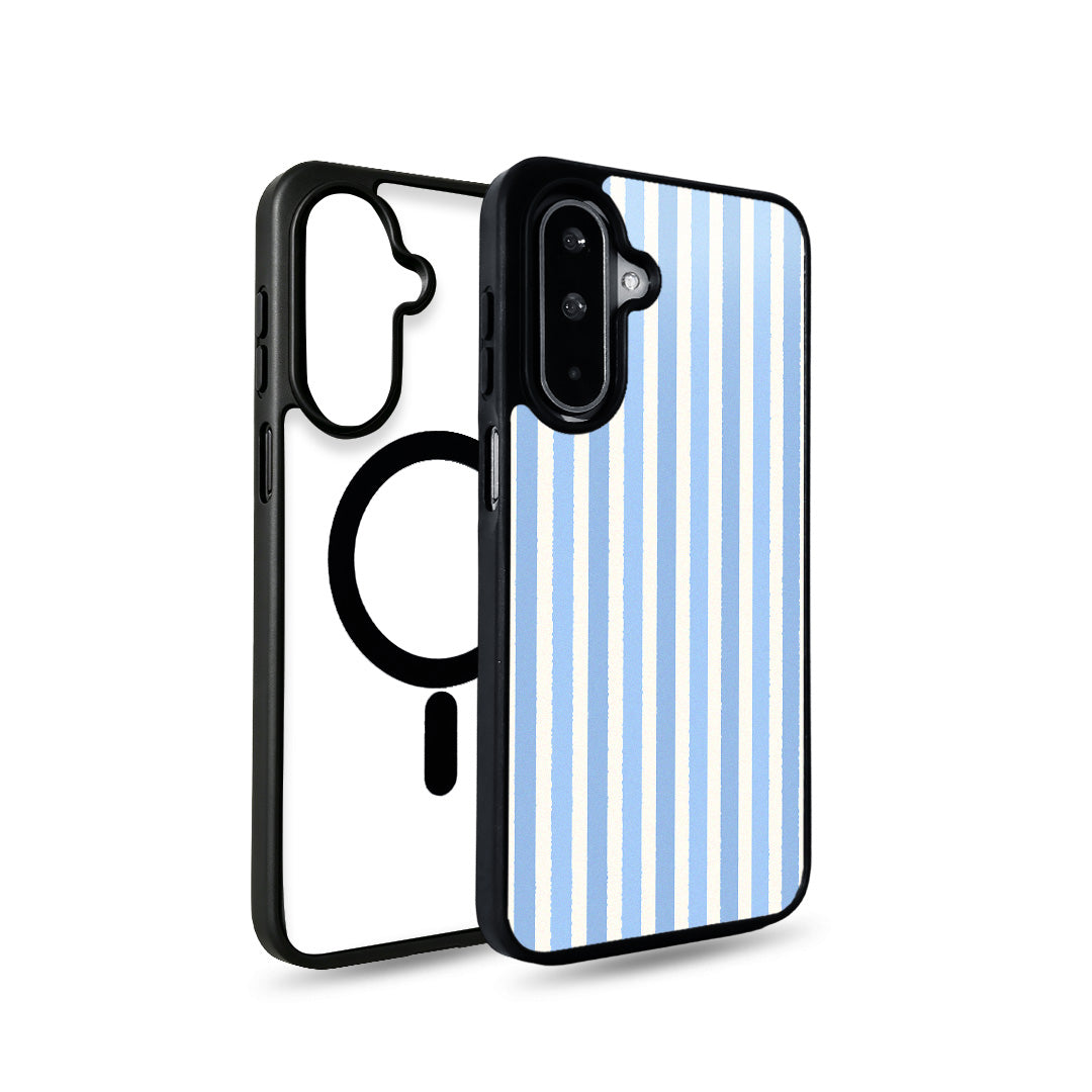 EYCASE for Samsung Galaxy A37 5G Striped Series Magnetic Case TPU + Acrylic Phone Cover