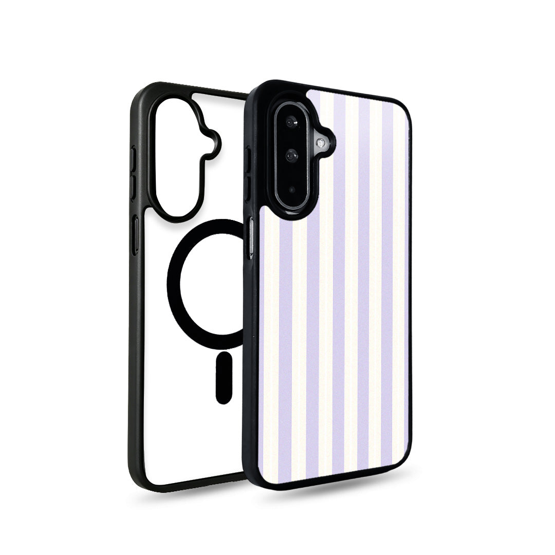EYCASE for Samsung Galaxy A37 5G Striped Series Magnetic Case TPU + Acrylic Phone Cover