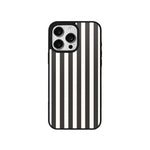 EYCASE for iPhone 15 Pro Max Striped Series Magnetic Case TPU + Acrylic Phone Cover