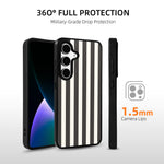 EYCASE for Samsung Galaxy S26+ Striped Series Magnetic Case TPU + Acrylic Phone Cover