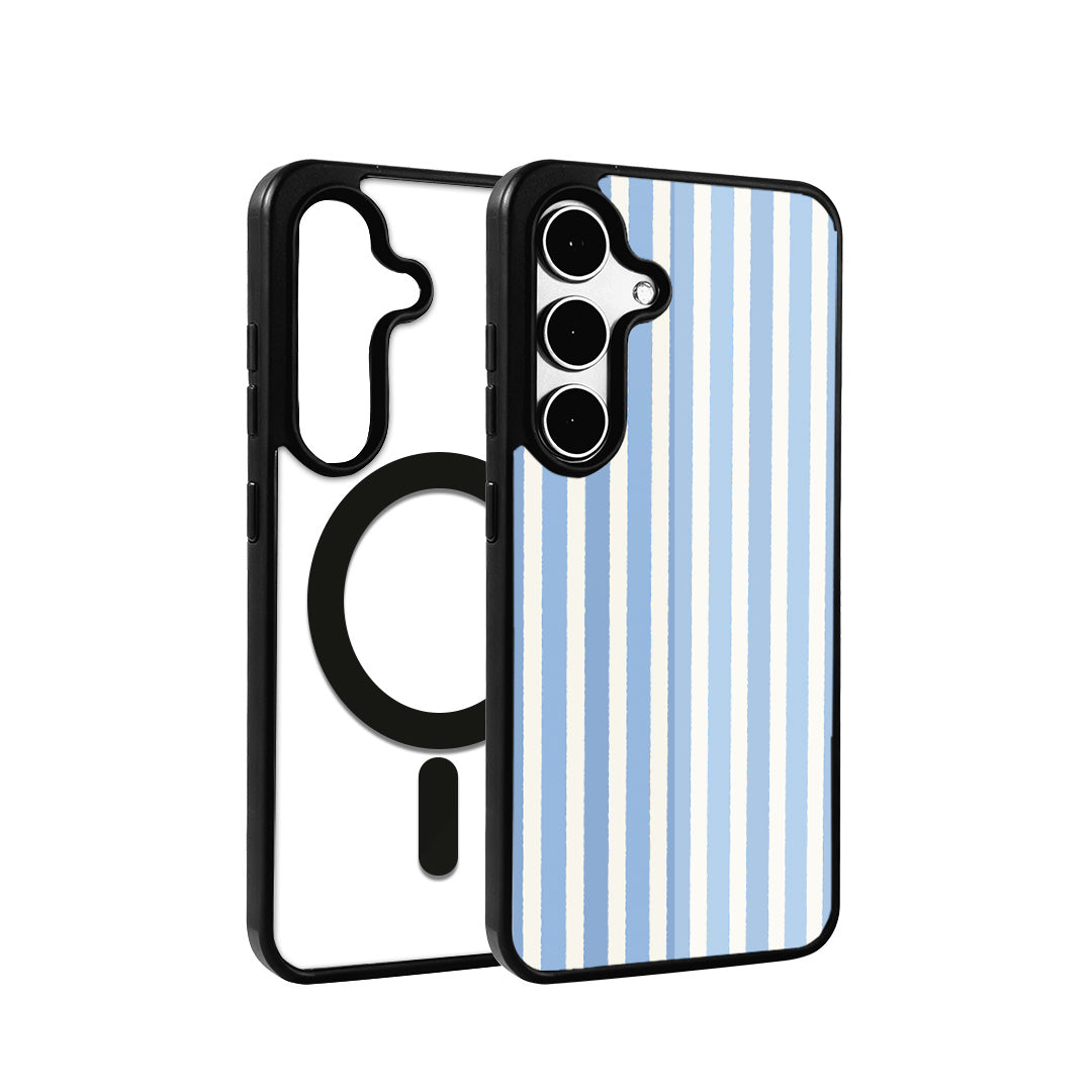 EYCASE for Samsung Galaxy S26+ Striped Series Magnetic Case TPU + Acrylic Phone Cover