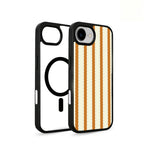 EYCASE for iPhone 16e / iPhone 17e Striped Series Magnetic Case TPU + Acrylic Phone Cover