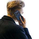 DUX DUCIS Skin Pro iPhone 18 Pro Läderfodral med Ställ - Blå