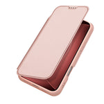 DUX DUCIS Skin Pro iPhone 18 Pro Läderfodral med Ställ - Rosa