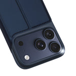 DUX DUCIS Skin Pro iPhone 18 Pro Max Läderfodral med Ställ - Blå
