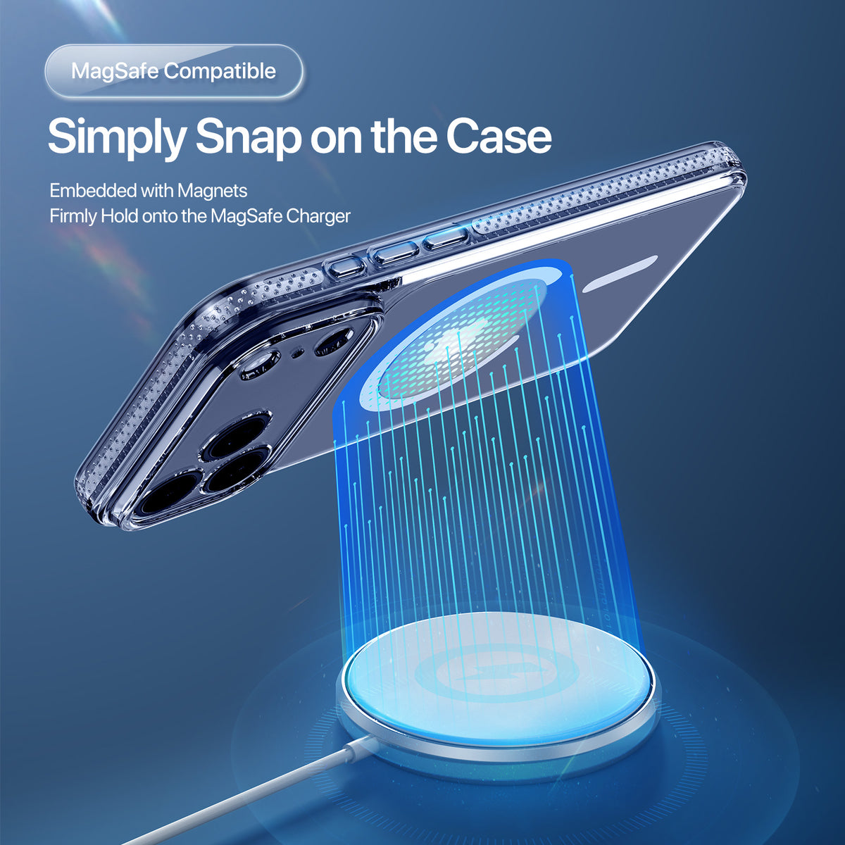 DUX DUCIS for iPhone 17 Pro / iPhone 18 Pro Clin Series Case PC + TPU Clear Magnetic Phone Cover Compatible with MagSafe