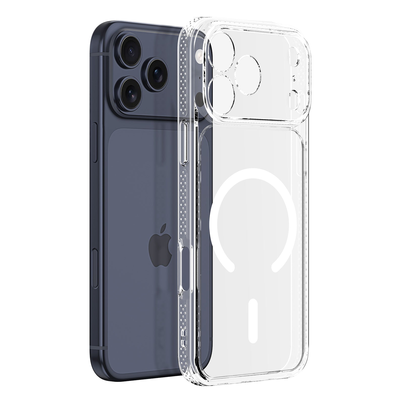 DUX DUCIS för iPhone 17 Pro Max / iPhone 18 Pro Max Clin Series-skal PC + TPU genomskinligt magnetiskt mobilskal kompatibelt med MagSafe