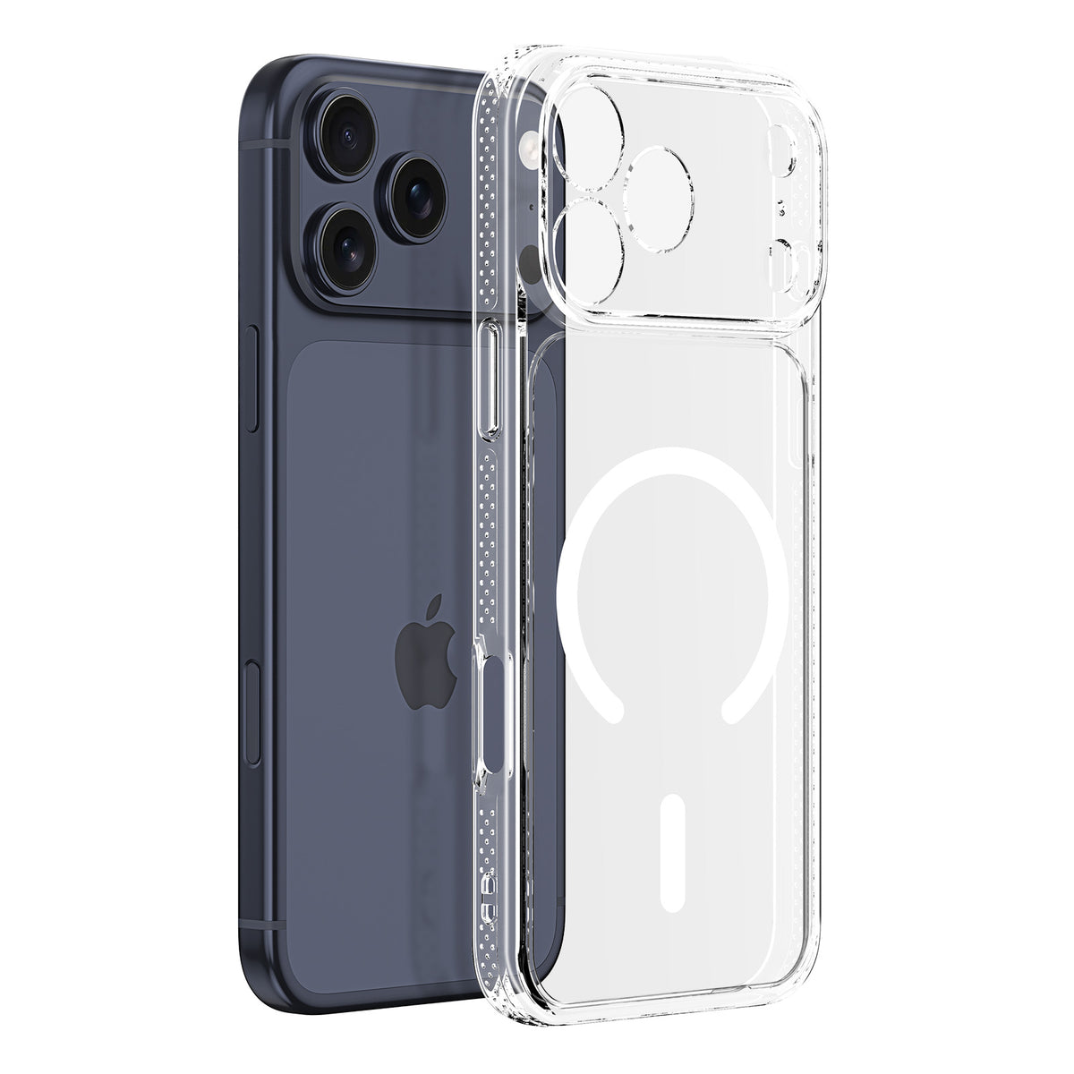 DUX DUCIS för iPhone 17 Pro Max / iPhone 18 Pro Max Clin Series-skal PC + TPU genomskinligt magnetiskt mobilskal kompatibelt med MagSafe