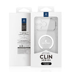DUX DUCIS för iPhone 17 Pro Max / iPhone 18 Pro Max Clin Series-skal PC + TPU genomskinligt magnetiskt mobilskal kompatibelt med MagSafe