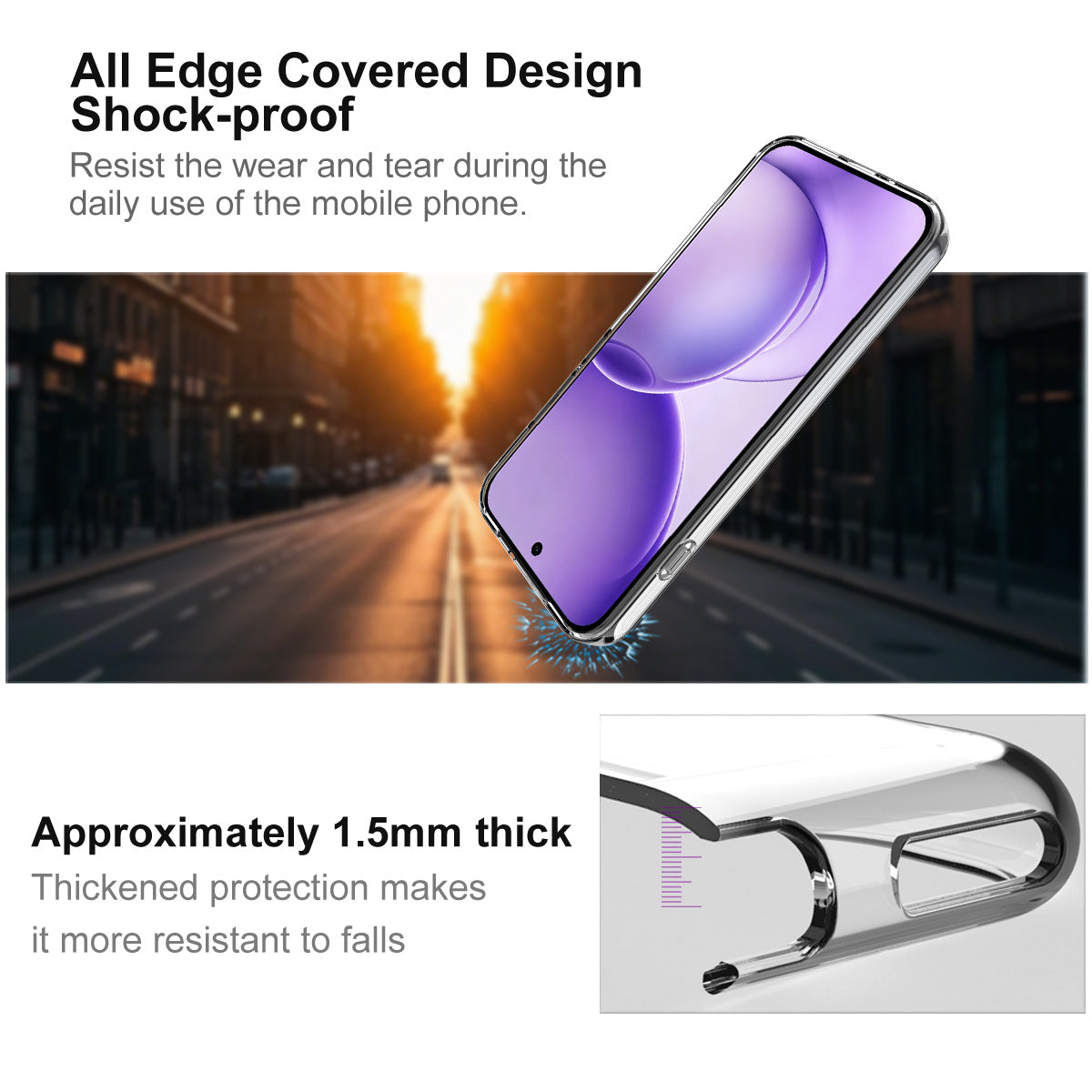 IMAK for Oppo Reno16 Pro 5G (Global) / Oppo Reno16 5G (Global) UX-10 Series Phone Case Soft TPU Mobile Back Cover