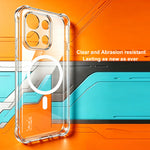 IMAK for Oppo Reno16 FS 5G / Oppo Reno16 F 5G Magnetic Case Airbag Shockproof Protection TPU Phone Cover