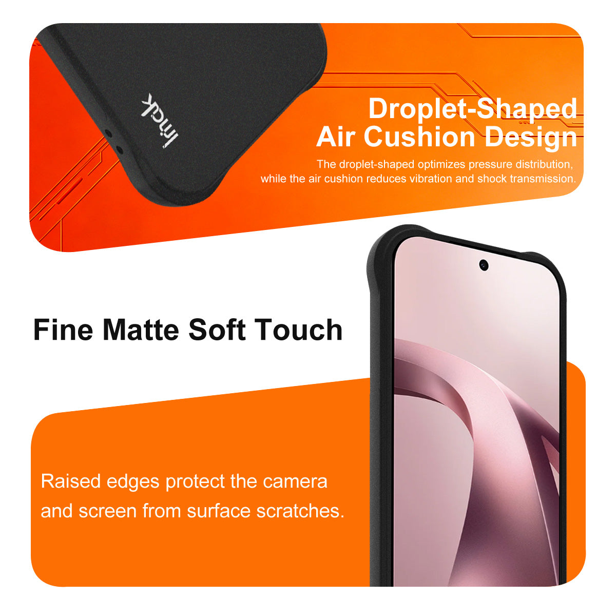 IMAK for Xiaomi 17T Case TPU Phone Cover Airbag Shockproof Protection