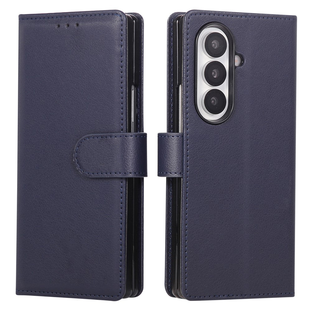 For Samsung Galaxy Z Fold8 Ultra Case Magnetic Clasp PU Leather Phone Cover with Card Slot