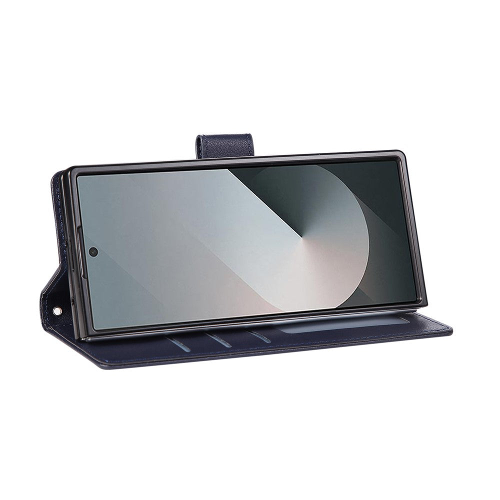 For Samsung Galaxy Z Fold8 Ultra Case Magnetic Clasp PU Leather Phone Cover with Card Slot