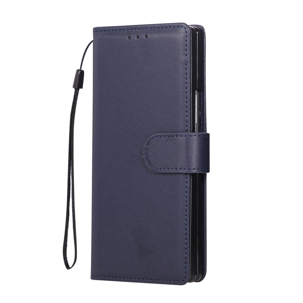 For Samsung Galaxy Z Fold8 Ultra Case Magnetic Clasp PU Leather Phone Cover with Card Slot