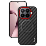 IMAK for Xiaomi 17T Pro Ruiyi Series Magnetic Case Carbon Fiber Texture Leather + PC Phone Cover