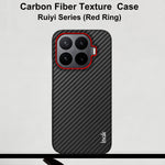 IMAK för Xiaomi 17T Pro Ruiyi-seriens skal i kolfibertexturerat läder + PC-skyddsfodral