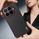 IMAK til Xiaomi 17T Pro Ruiyi Series Cover Kulfibertekstur Læder + PC Beskyttelsescover