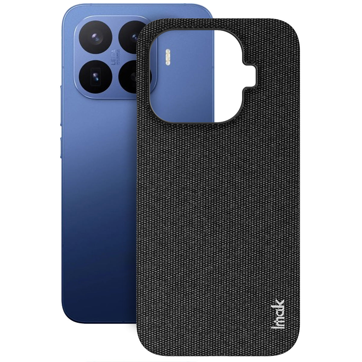 IMAK for Xiaomi 17T Ruiyi Series Case Fabric Texture Leather + PC Phone Back Cover