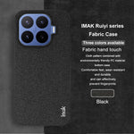 IMAK for Xiaomi 17T Ruiyi Series Case Fabric Texture Leather + PC Phone Back Cover