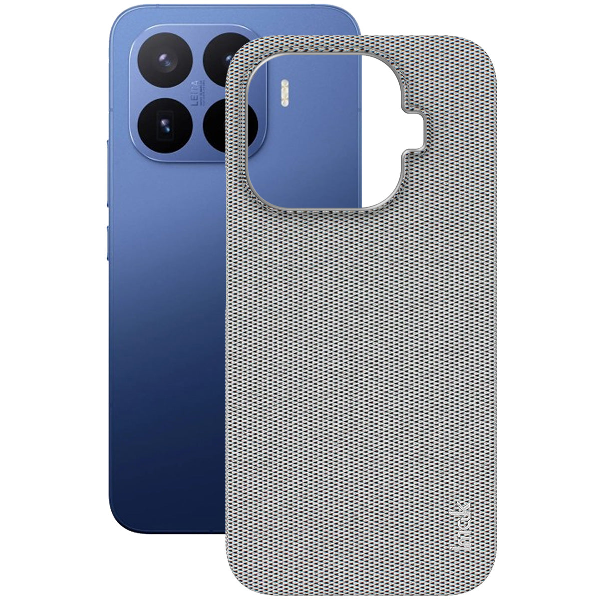 IMAK for Xiaomi 17T Ruiyi Series Case Fabric Texture Leather + PC Phone Back Cover