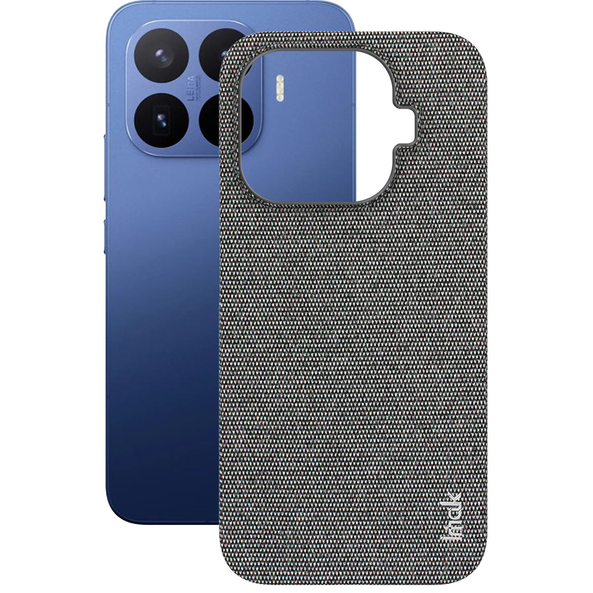 IMAK for Xiaomi 17T Pro Ruiyi Series Case Fabric Texture Leather + PC Phone Back Cover