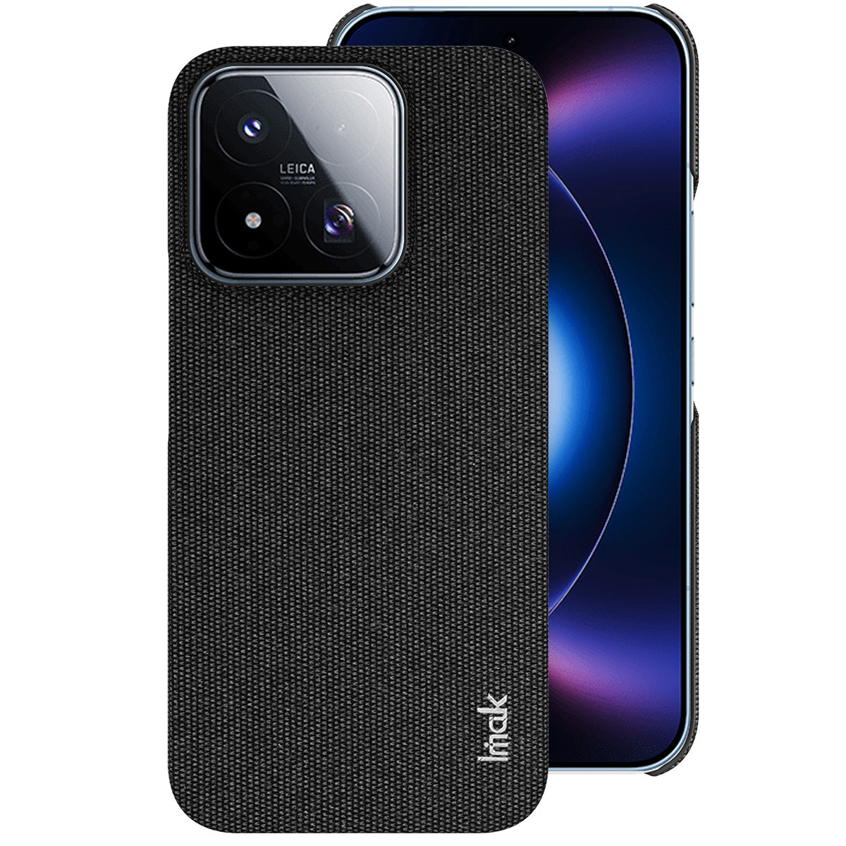 IMAK for Xiaomi 17 Max Ruiyi Series Case Fabric Texture Leather + PC Phone Back Cover