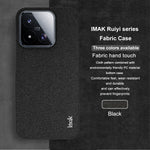 IMAK for Xiaomi 17 Max Ruiyi Series Case Fabric Texture Leather + PC Phone Back Cover