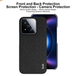 IMAK for Xiaomi 17 Max Ruiyi Series Case Fabric Texture Leather + PC Phone Back Cover