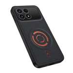 WANLONFENG for Xiaomi Poco F8 Pro 5G / Xiaomi Redmi K90 5G KJB Series Magnetic Case Tech Fabric Texture PC+TPU Shockproof Phone Cover