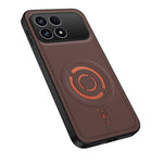 WANLONFENG for Xiaomi Poco F8 Pro 5G / Xiaomi Redmi K90 5G KJB Series Magnetic Case Tech Fabric Texture PC+TPU Shockproof Phone Cover
