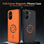 WANLONFENG för Xiaomi Poco X8 Pro 5G / Xiaomi Redmi Turbo 5 5G KJB-serien Magnetiskt skal Tech Tyg Textur PC+TPU Stötsäkert mobilskal