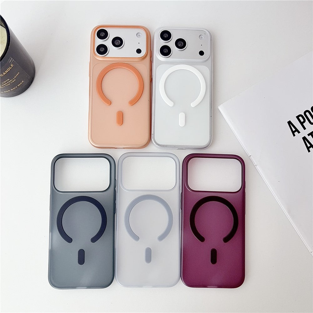 Til iPhone 18 Pro / 17 Pro Magnetisk Cover Mat Ultratyndt PP Stødsikkert Telefoncover
