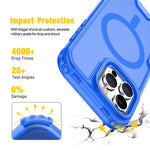 For iPhone 16 Pro Magnetic Case 2-in-1 PC + TPU Frosted Soft-Touch Phone Cover