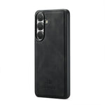 DG.MING M1 Series for Samsung Galaxy A24 4G (162.1mm) Phone Case PU + TPU + PC Back Cover with Magnetic Tri-Fold Wallet Kickstand