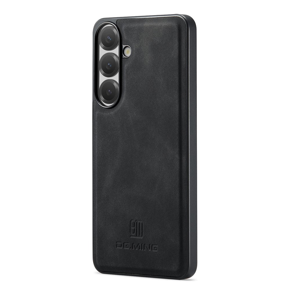 DG.MING For Samsung Galaxy A24 4G (162.1mm) Case PU Leather Covered PC + TPU Hybrid Phone Shell
